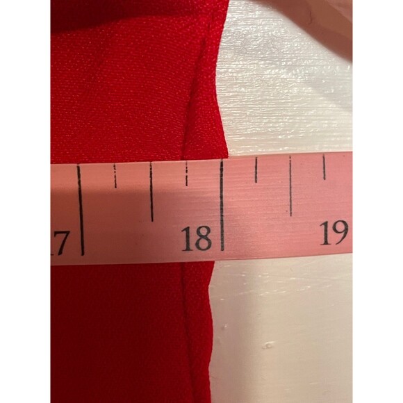 NWT Vintage Fredrick's of Hollywood Cherry Red Bodycon Dress 80s 90s Size Large - Picture 12 of 16